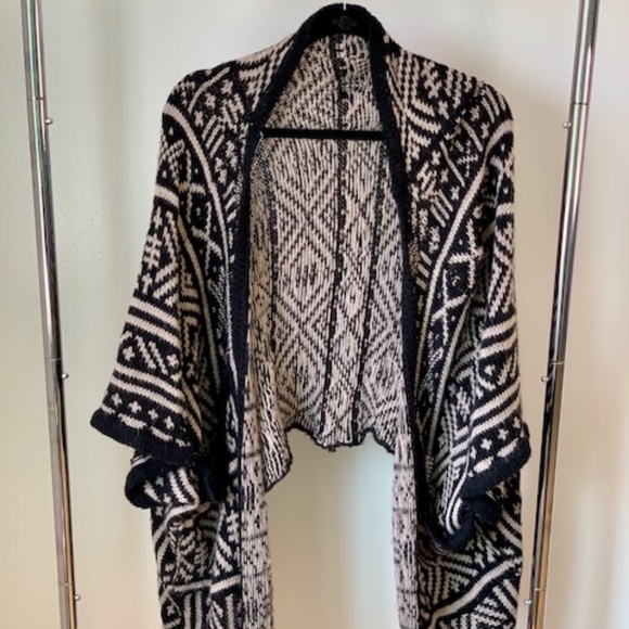 HIGH LOW CARDIGAN O/S - Picture 3 of 3